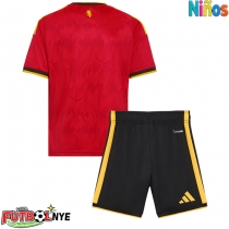 Camiseta Bélgica Primera Equipación para niños Mundial 2026 manga corta (+ pantalones cortos)